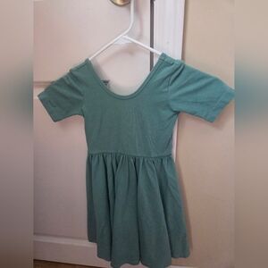 Alice + Ames dress, girls size 5, tealish green